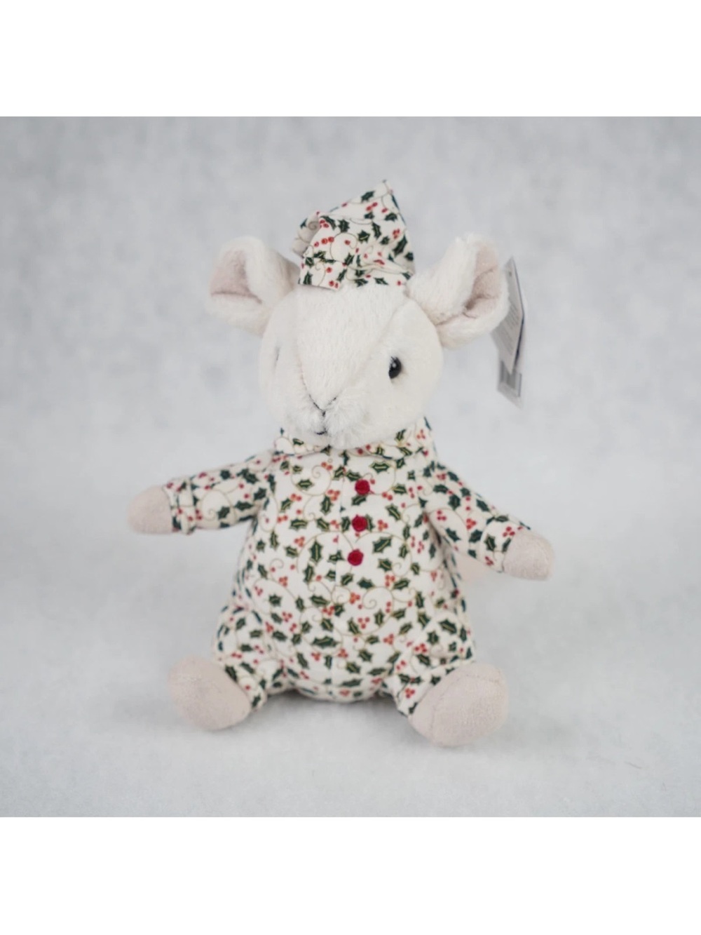 Jellycat "Bedtime Merry Mouse" 8" Small Size Cute Plush NWT